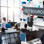 Outsourcing Function Tasks Contract Business Concept